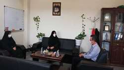 بازدید دبیر ستاد امور دانشجویان شاهد و ایثارگر دانشگاه از دانشکده بهداشت